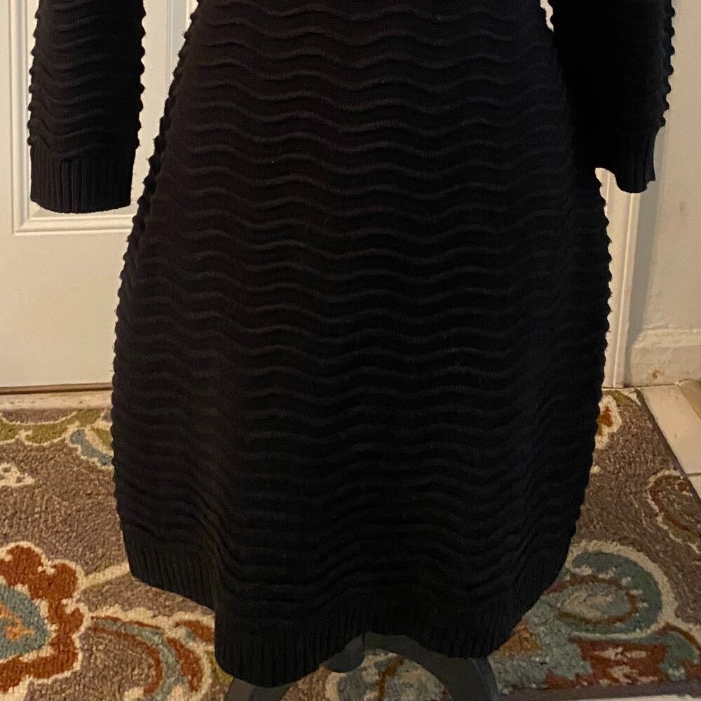 Calvin Klein Little black sweater dress - Picture 3 of 3